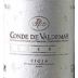 Bodegas Valdemar Conde de Valdemar Reserva 1998 Front Label