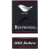Renwood Amador County Barbera 2002 Front Label