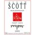 Allan Scott Marlborough Estate Pinot Noir 2002 Front Label