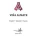 Alfredo Maestro Tejero Vina Almate 2012 Front Label