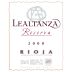 Bodegas Altanza Lealtanza Reserva 2008 Front Label