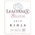 Bodegas Altanza Lealtanza Reserva 2010 Front Label