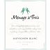 Menage a Trois Sauvignon Blanc 2012 Front Label