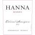 Hanna Alexander Valley Reserve Cabernet Sauvignon 2012 Front Label