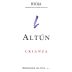 Bodegas Altun Rioja Crianza 2011 Front Label