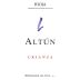 Bodegas Altun Rioja Crianza 2009 Front Label