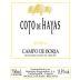 Bodegas Aragonesas Coto de Hayas Reserva 2011 Front Label
