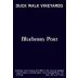 Duck Walk Blueberry Port (375ML half-bottle) 2002 Front Label