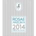 Arzuaga Rosae Rosado 2014 Front Label
