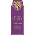 Hess Estate Cabernet Sauvignon 2001 Front Label