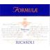 Barone Ricasoli Formulae Sangiovese 2001 Front Label