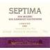 Septima Malbec/Cabernet Blend 2001 Front Label