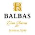 Bodegas Balbas Gran Reserva 2001 Front Label