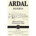 Bodegas Balbas Ardal Reserva 2006 Front Label
