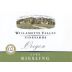Willamette Valley Vineyards Riesling 2002 Front Label