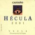 Bodegas Castano Hecula 2002 Front Label