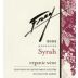 Frey Syrah 2002 Front Label
