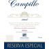 Bodegas Campillo Reserva Especial 2008 Front Label