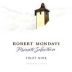 Robert Mondavi Private Selection Pinot Noir 2002 Front Label
