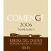 Comenge Tempranillo 2006 Front Label