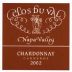 Clos du Val Carneros Chardonnay 2002 Front Label