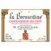 M. Chapoutier Chateauneuf-du-Pape La Bernardine 2001 Front Label
