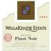 WillaKenzie Estate Willamette Valley Pinot Noir 2002 Front Label