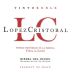 Lopez Cristobal Tinto Roble 2015 Front Label