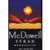McDowell Syrah 2002 Front Label
