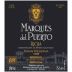 Marques del Puerto Rioja Gran Reserva 1998 Front Label