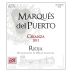 Marques del Puerto Rioja Crianza 2011 Front Label