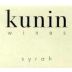 Kunin Santa Barbara Syrah 2002 Front Label