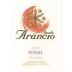 Arancio Syrah 2002 Front Label
