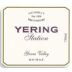 Yering Station Shiraz 2001 Front Label