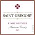 Graziano Saint Gregory Pinot Meunier 2015 Front Label
