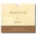 Merryvale Reserve Cabernet Sauvignon 2001 Front Label