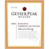 Geyser Peak Reserve Cabernet Sauvignon 2001 Front Label