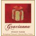 Gracianna Winery Bacigalupi Vineyard Pinot Noir 2008 Front Label