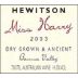 Hewitson Miss Harry GSM 2003 Front Label