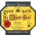 Bodegas Riojanas Monte Real Rioja Gran Reserva 1998 Front Label