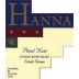 Hanna Pinot Noir 2001 Front Label