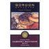 Gordon Brothers Cabernet Sauvignon 2001 Front Label