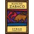 Rancho Zabaco Syrah 2000 Front Label