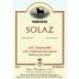 Osborne Solaz 2002 Front Label