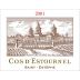 Chateau Cos d'Estournel (torn labels) 2001 Front Label