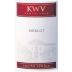 KWV Merlot 2002 Front Label