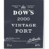 Dow's Vintage Port 2000 Front Label
