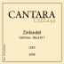 Cantara Cellars Mohr-Fry Ranches Block 817 Old Vines Zinfandel 2008 Front Label