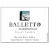 Balletto Winery Teresa's Unoaked Chardonnay 2008 Front Label