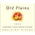 Old Plains Adelaide Plains Cabernet/Shiraz 2003 Front Label